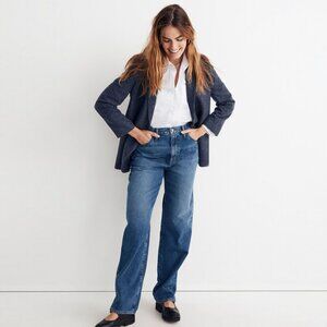 NWT MADEWELL Baggy Straight Jean in Firthway Wash Size 28